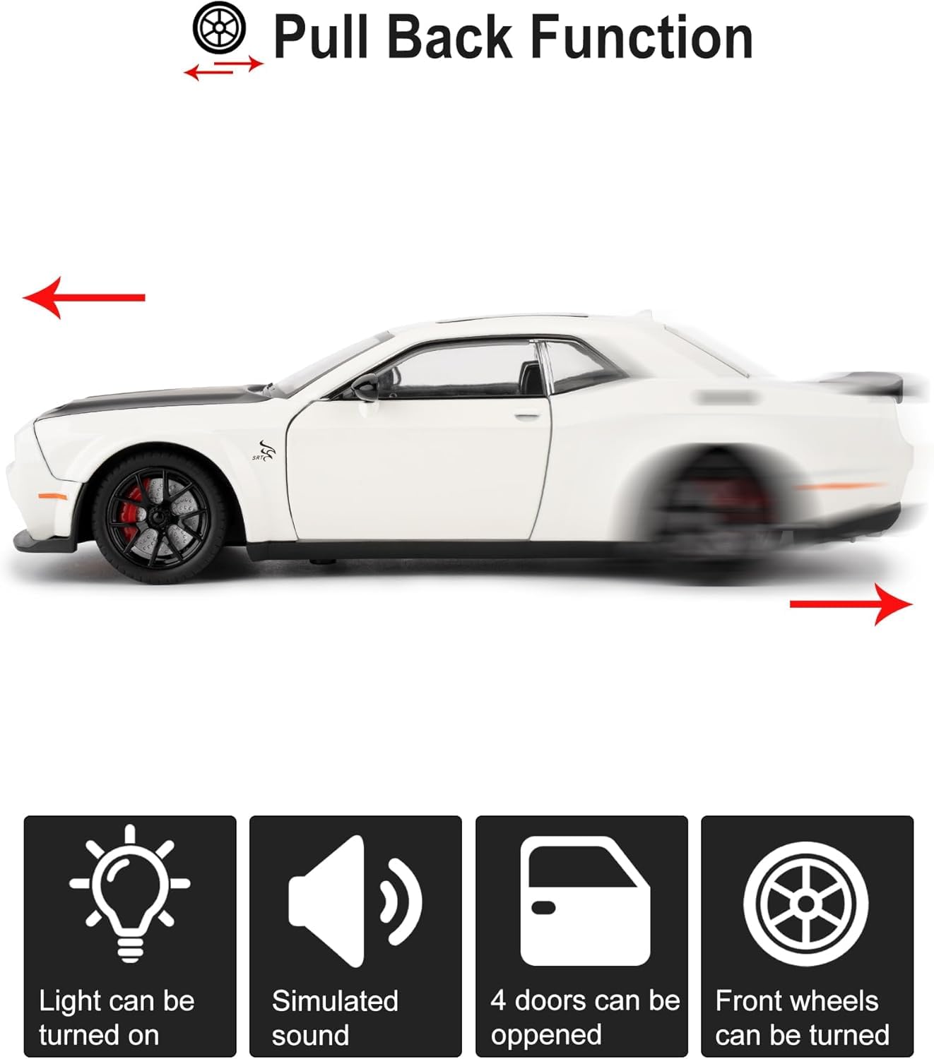 Exclusive Alloy Metal Pull Back Die-cast Car Model